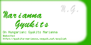 marianna gyukits business card